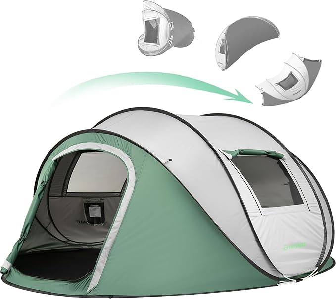 EchoSmile Pop Up Tent: Instant Camping Setup in Seconds | ForAllCamping