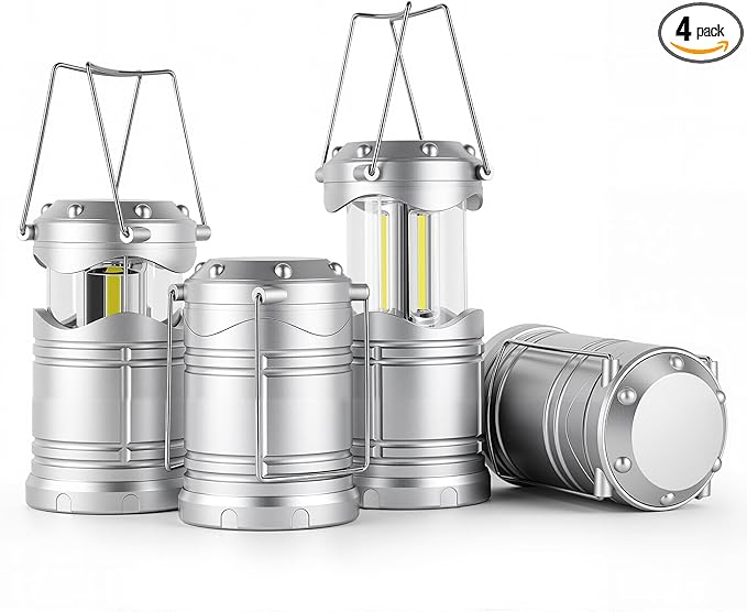 Lichamp 4-Pack LED Lanterns: Best Camping & Survival Gear | ForAllCamping