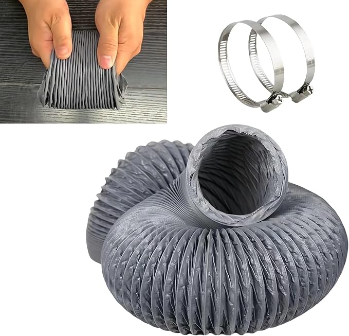 Master Camp Airflow: 5m Heavy-Duty Flexible Duct Hose | ForAllCamping