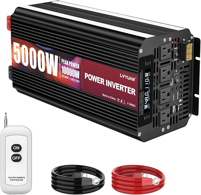 LVYUAN 5000W 48V Inverter: Ultimate RV & Off-Grid Power | ForAllCamping