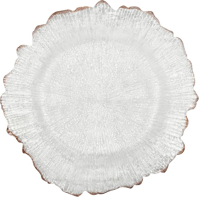 Elegant Gold Charger Plates for Luxury Glamping Tables | ForAllCamping