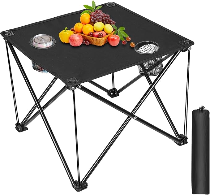 Ultimate Portable Folding Camping Table with Cup Holders | ForAllCamping