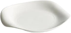 Camping Plates 9.5-inch Western Steak Dinner Plate Household Ceramic Hotel Tableware White Deep Soup Dish Restaurant Decorative Plate(10.5 in)