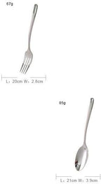 Premium 16-Piece Silverware Set - 304 Stainless Steel Cutlery, Elegant Black Handle Knife, Fork & Spoon Set for 4, Durable Flatware for Dining & Entertaining