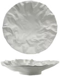 Camping Plates Creative Dinner Plates Household Western Food Dinner Plate Creativity Shiwen Ceramic Tableware Household Cake Tray Decorative Plate(White -11 inches)