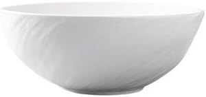 Camping Plates 8-inch Hotel Kitchen Tableware Three-Dimensional Cold Dish Plate Creative Club Pure White Round Dinner Special Display Ceramic Decorative Plate(8.5 in)