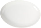 Camping Plates White Ceramic Tableware Large Plate Chicken Oval Fish Home Steamed Decorative Plate(20inch)