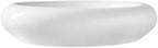 Camping Plates 8-inch White Ceramic Kitchen Tableware Creative Artistic Conception Western Food Plating Hotel Restaurant Cold Dish Bowl Decorative Plate(10 in)