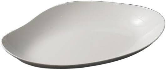Camping Plates Dinner Plate Hotel Club Dish Plate Irregular Oval Soup Plate Ceramic Cold Dish Plate Home Serving Tableware Decorative Plate