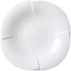 Camping Plates 8-inch Hotel Kitchen Tableware Ceramic Irregular Plate Creative Chinese Club Special-Shaped Lotus Leaf Vegetable Shallow Decorative Plate(12.5 in)