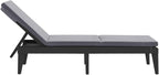 Sun Lounger with Cushion Anthracite 73.2"x23.6"x11.4" PPtanning Chair Patio Recliner Camping chairsSuitable for Garden Courtyard