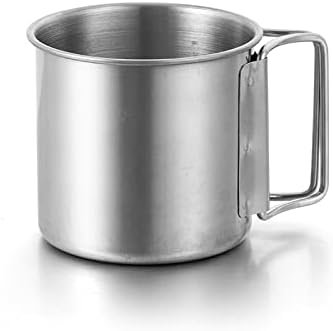 Tableware for Trekking Camping Equipment Picnic Camp Cooking Supplies Stainless Steel Pots Cookware Set Foldable Fork (Color : A)