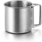 Tableware for Trekking Camping Equipment Picnic Camp Cooking Supplies Stainless Steel Pots Cookware Set Foldable Fork (Color : A)