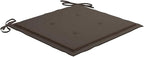 Folding Patio Chairs with Cushions 6 pcs,Outdoor Lounge Chair,Portable Camping Chair,Bistro Table and Chairs Outdoor,Features 2 Sets of Ropes,for Balcony/Garden/Backyard, Solid Teak Wood