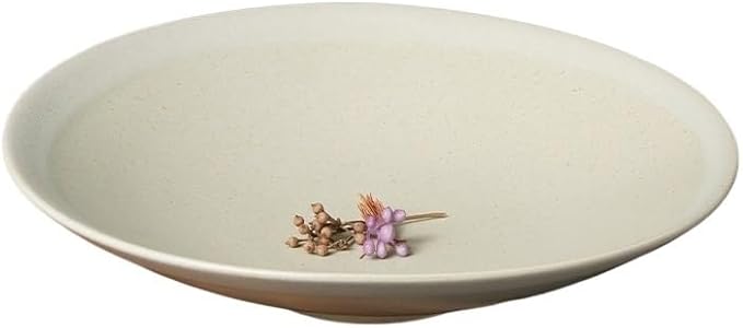 Camping Plates Ceramic Hat Bowls and Plates Ceramic Tableware Hotel Club Soup Plate Salad Plate Vegetable Plate Pasta Plate Decorative Plate(12inch)