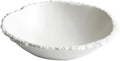 Camping Plates Simple White Ceramic Soup Bowl Kitchen Restaurant Special Tableware Creative Texture Salad Bowl Noodles Bowls Dinner Plate Dish Plate Decorative Plate(A 12inch)