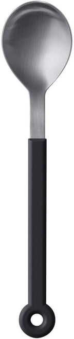 mono Ring Flatware Sets in Black, White, Blue and Grey (Black, 5pc Set)