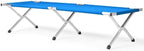 Portable Folding Camping Cot, Heavy Duty Sleeping Bed with Carrying Bag, 610D Oxford Cloth & Lightweight Aluminum Frame, 275lbs Load, Outdoor Cot for Adults, Travel, Hiking, Office (Blue, 1 Pack)