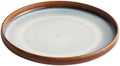 Camping Plates Dinner Plate Western Food Pasta Steak Flat Household Restaurant Tableware Ceramic Dish Decorative Plate(D)
