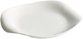 Camping Plates 9.5-inch Western Steak Dinner Plate Household Ceramic Hotel Tableware White Deep Soup Dish Restaurant Decorative Plate(12.5 in)
