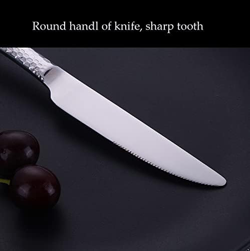 Flatware Sets 4pcs/Set Golden ?Portable Stainless Steel Cutlery Complete of Dining Tableware Kitchen Gadget Sets Dinner Forks Knives Spoon