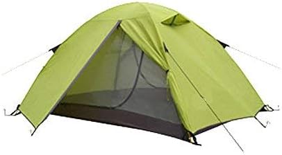 ELLEN Camping Tent Outdoor Travelite Backpacking Family Tent Instant Portable Shelter Easy Set-Up (Green-2 Person Tent)