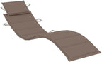 Lounge Chair,Beach Lounge Chairs for Adults,Loungers for Outside,Lawn Chairs Reclining,Comfortable Camping Chair,Patio Sun Lounger with Cushion Solid Acacia Wood
