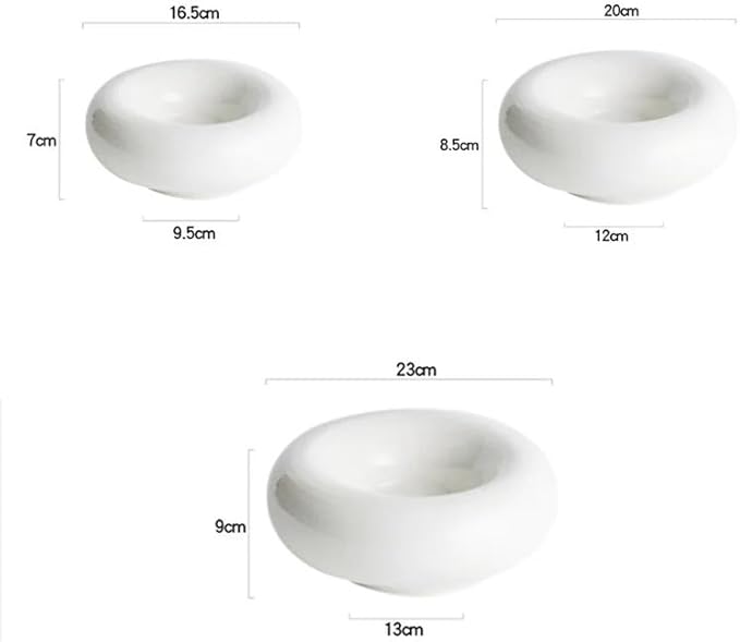 Camping Plates Ceramic Tableware Salad Dessert Bowl Snack Plate Household Table Decoration Cake Plate Kitchen Utensils Porcelain Decorative Plate(9 inch)