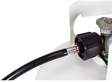 GasSaf Propane Hose, Propane Adapter Hose 1lb to 20lb Propane Tank Connection Suitable for Weber Q Grills, Blackstone Griddles, Coleman Stoves, Buddy Heaters & More (12 Feet)