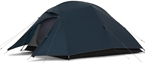 Naturehike Cloud Up 3 Person Backpacking Tent with Footprint - 3 Season Free Standing Lightweight 3 Person Camping Tent | with Footprint, Free Standing, Dome, Camping, Hiking, Waterproof