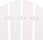 Patio Adirondack Chairs with Tea Table,Garden Chair,Leisure Chair,Bistro Chair,Leisure Chair,Camping Chair,Outdoor Chairs,Conversation Chair,for Patio,Balcony,Party, Solid Wood Fir White