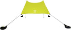 Neso Gigante Portable Beach Tent Sun Shelter - Lightweight Beach Shade Canopy - Easy Setup for Family Outings - Patented Reinforced Corners - UPF 50+ Sun Protection - 8ft Tall, 11 x 11ft - Lemon