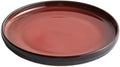 Camping Plates Dinner Plate Western Food Pasta Steak Flat Household Restaurant Tableware Ceramic Dish Decorative Plate(C)