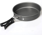 Aluminium Camping Cookware Set Outdoor Camping Tableware Cooking Set Travel Cutlery Utensils Hiking Picnic Set for 1-2 People (Color : A) (B)