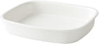 Camping Plates Serving Tray Large Tray Steak Plate White Ceramic Rectangular Baking Dish Bowl Home Baking Oven Dish Restaurant Tableware Decorative Plate