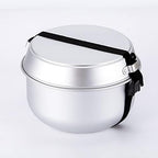 Camping Cookware Kit Outdoor Aluminum Cooking Set Water Kettle Pan Pot Travelling Hiking Picnic BBQ Tableware Equipment No Layer