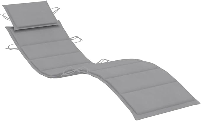 Lounge Chair,Beach Lounge Chairs for Adults,Loungers for Outside,Lawn Chairs Reclining,Comfortable Camping Chair,Patio Sun Lounger with Cushion Solid Acacia Wood