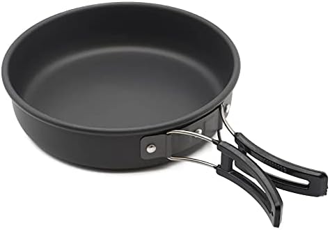 Camping Utensils Dishes Cookware Set Picnic Hiking Titanium Alloy Pot Outdoor Tourism Tableware
