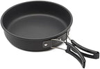 Camping Utensils Dishes Cookware Set Picnic Hiking Titanium Alloy Pot Outdoor Tourism Tableware