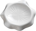 Camping Plates Western Food Plate Simple Irregular Ceramic Household Underglaze Color Round Dish Commercial Hotel Restaurant Tableware Decorative Plate(A,Medium)