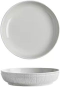 Camping Plates Dinner Plates, Dishes, Household Ceramic Dishes, Tableware, Light Luxury Dinner Plates, Deep Dishes, Dishes Decorative Plate(A*6)