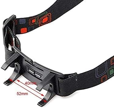 MUMUGUO 2 Pack Flashlight Clip Buckle Headband Adjustable Head Belt Head Strap Mount Holder Stand for 24mm LED Flashlight Torch Headlamp Light 1