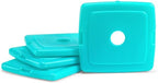 Cool Coolers by Fit + Fresh, Reusable & Long-Lasting Slim Ice Packs, Cold Packs for Lunch Boxes, Ice Packs for Lunch Bags, Green 8 Pack