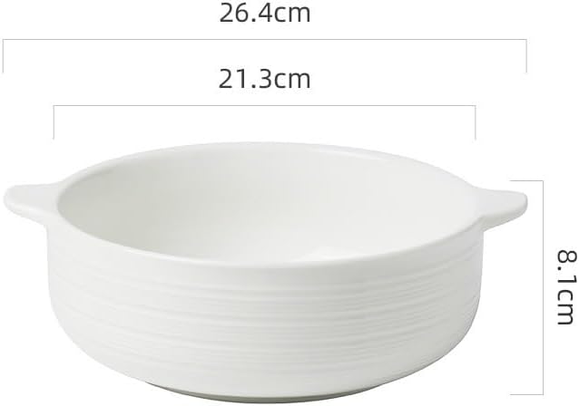 Camping Plates Ceramic Dinner Plates, Dining Bowls, Restaurant Service, Tableware, Serving Decorative Plate(10.5in)
