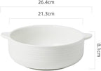 Camping Plates Ceramic Dinner Plates, Dining Bowls, Restaurant Service, Tableware, Serving Decorative Plate(10.5in)