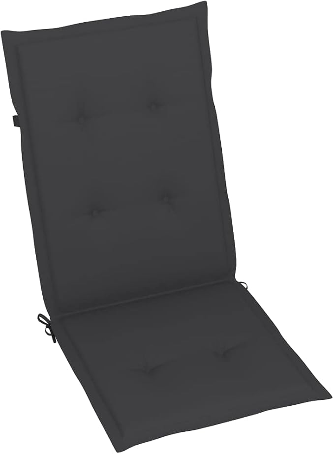 Patio Chairs 4 pcs,Outdoor Folding Chair,Lounge Chair,Portable Camping Chair,Tanning Chairs for Outside,Garden Chair,for Outdoor Patio, Campsite, or Yard, with Anthracite Cushions Solid Teak Wood