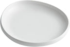 Camping Plates Breakfast Plate Serving Tray Dish White Cold Dishes Dishes Dishes Cold Dishes Mood Dishes Dishes Tableware Decorative Plate(27CM)
