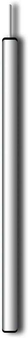 Replacement Heavy Duty Anodized Aluminum Side Pole | 7 Foot Tall | Single Piece
