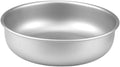 Pure Titanium Bowl Outdoor Camping Portable Single Layer Salad Bowl Household Tableware(1200ML)