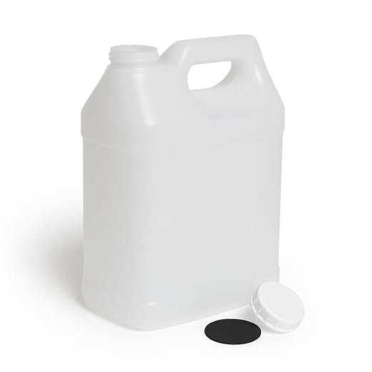 FastRack 2.5 Gallon Water Jug (Pack of 3) w/ 1 Black Rubber Cap Gripper | Reusable Plastic Jug with lid for Liquids | Heavy-Duty Water Container for Storage, Camping | BPA-Free Gallon Jugs with Lids